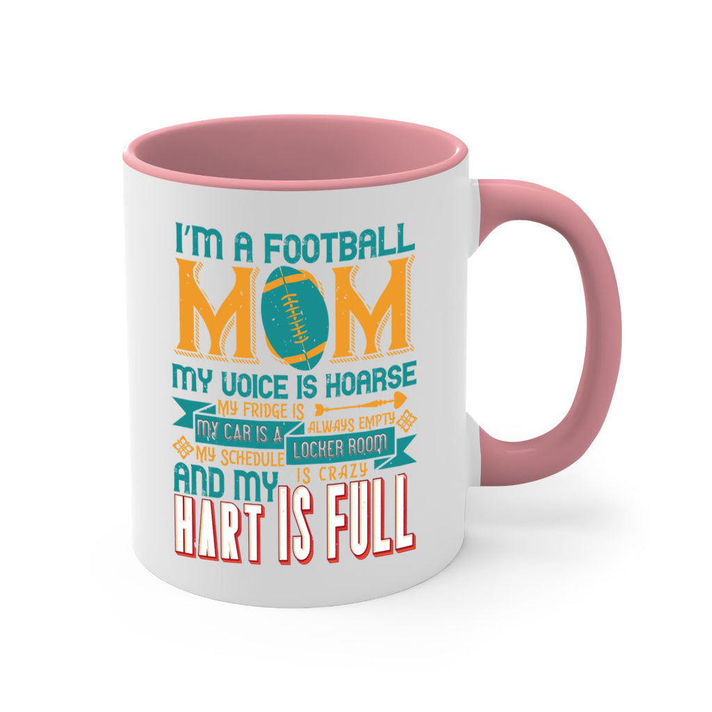 Im football mom my voice is hoarse 1068#- football-Mug / Coffee Cup