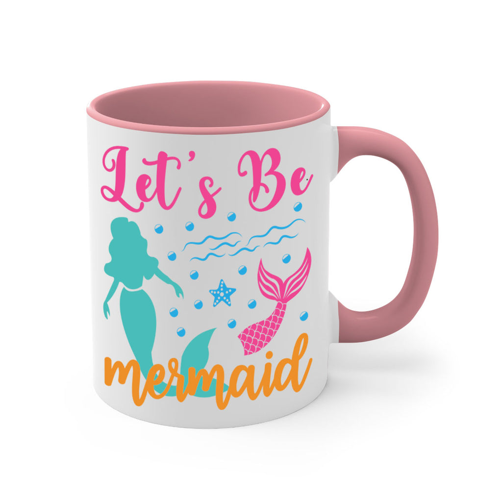 Lets Be Mermaids Design 301#- mermaid-Mug / Coffee Cup