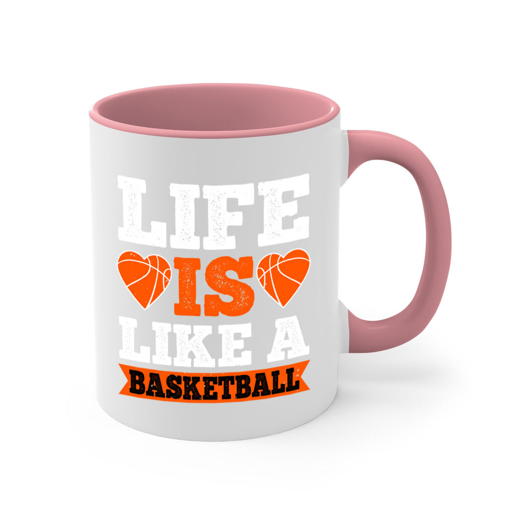 Life is like a basketball 2043#- basketball-Mug / Coffee Cup