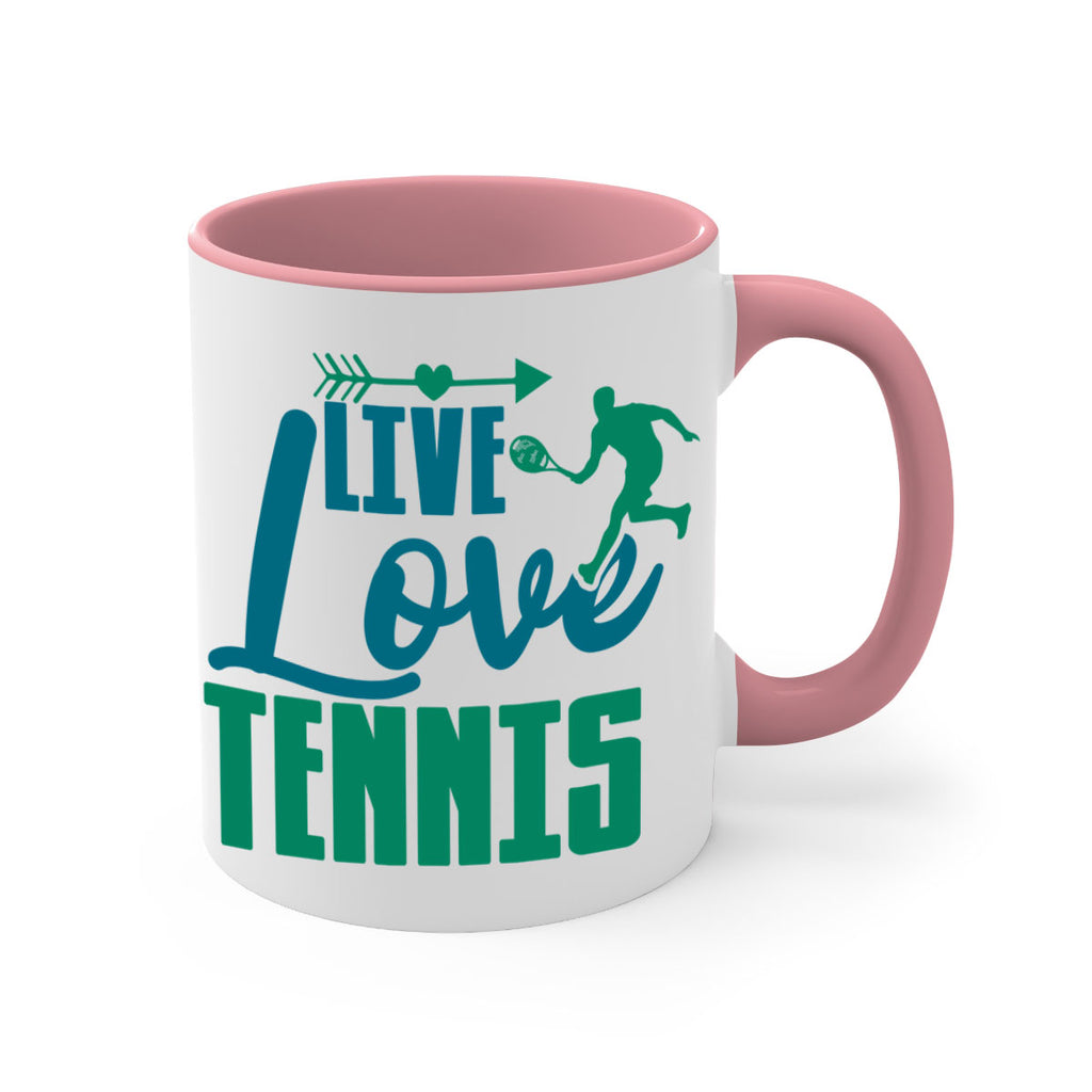 Live Love Tennis 828#- tennis-Mug / Coffee Cup