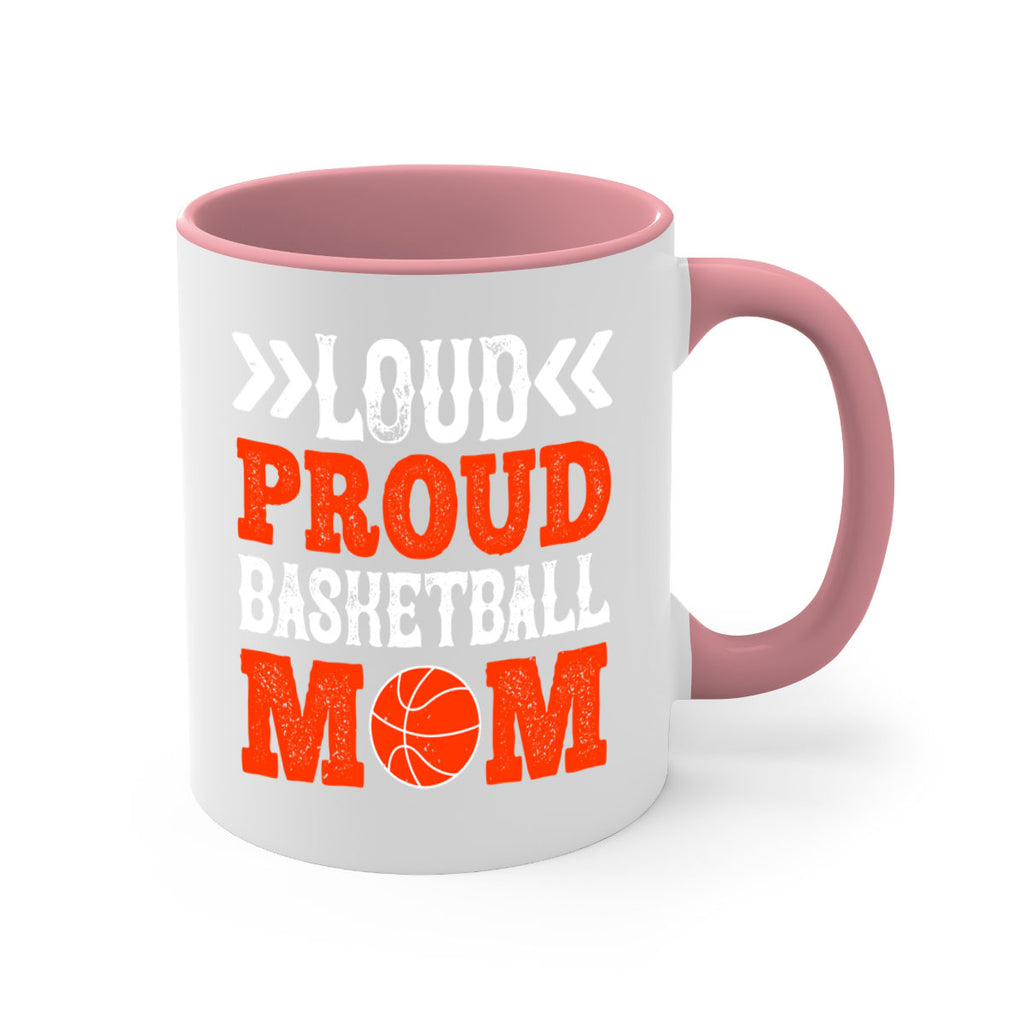 Loud proud basketball mom 741#- basketball-Mug / Coffee Cup