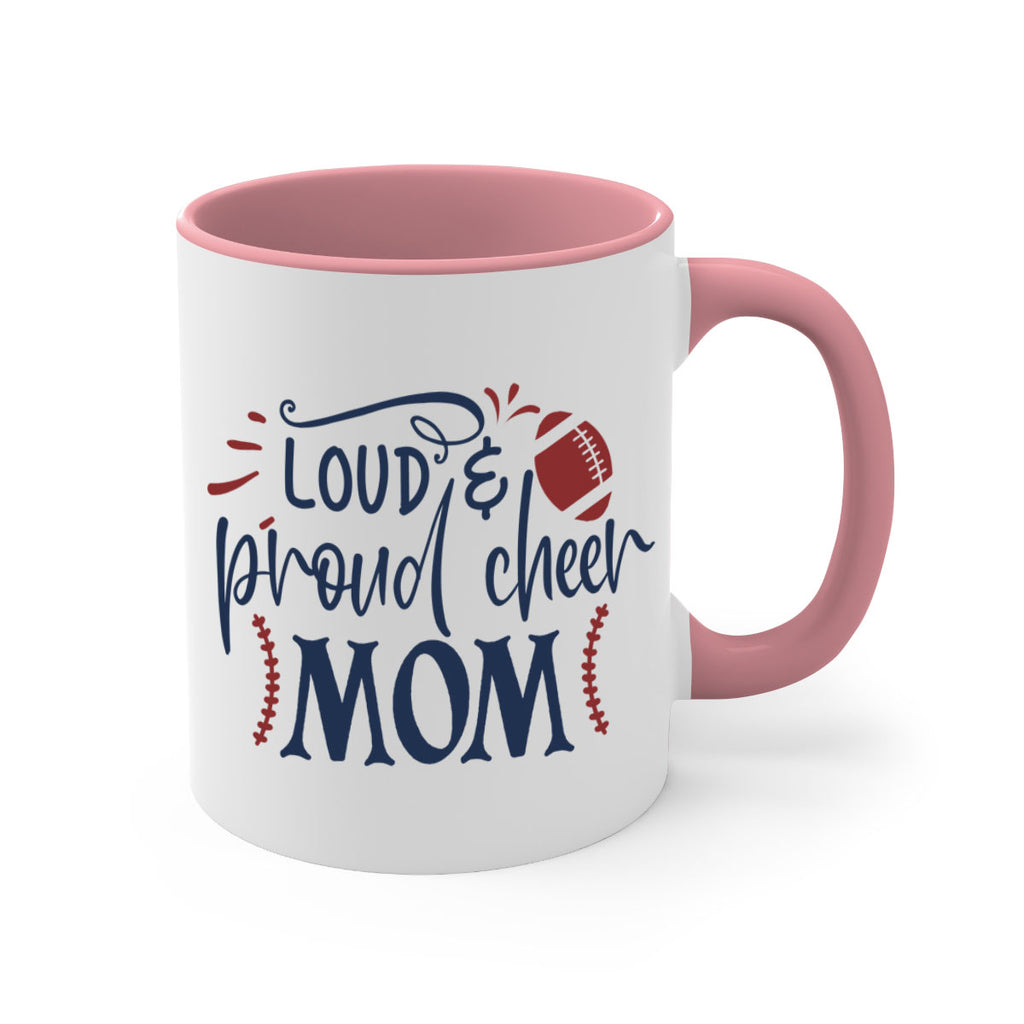 Loud proud cheer mom 1534#- football-Mug / Coffee Cup