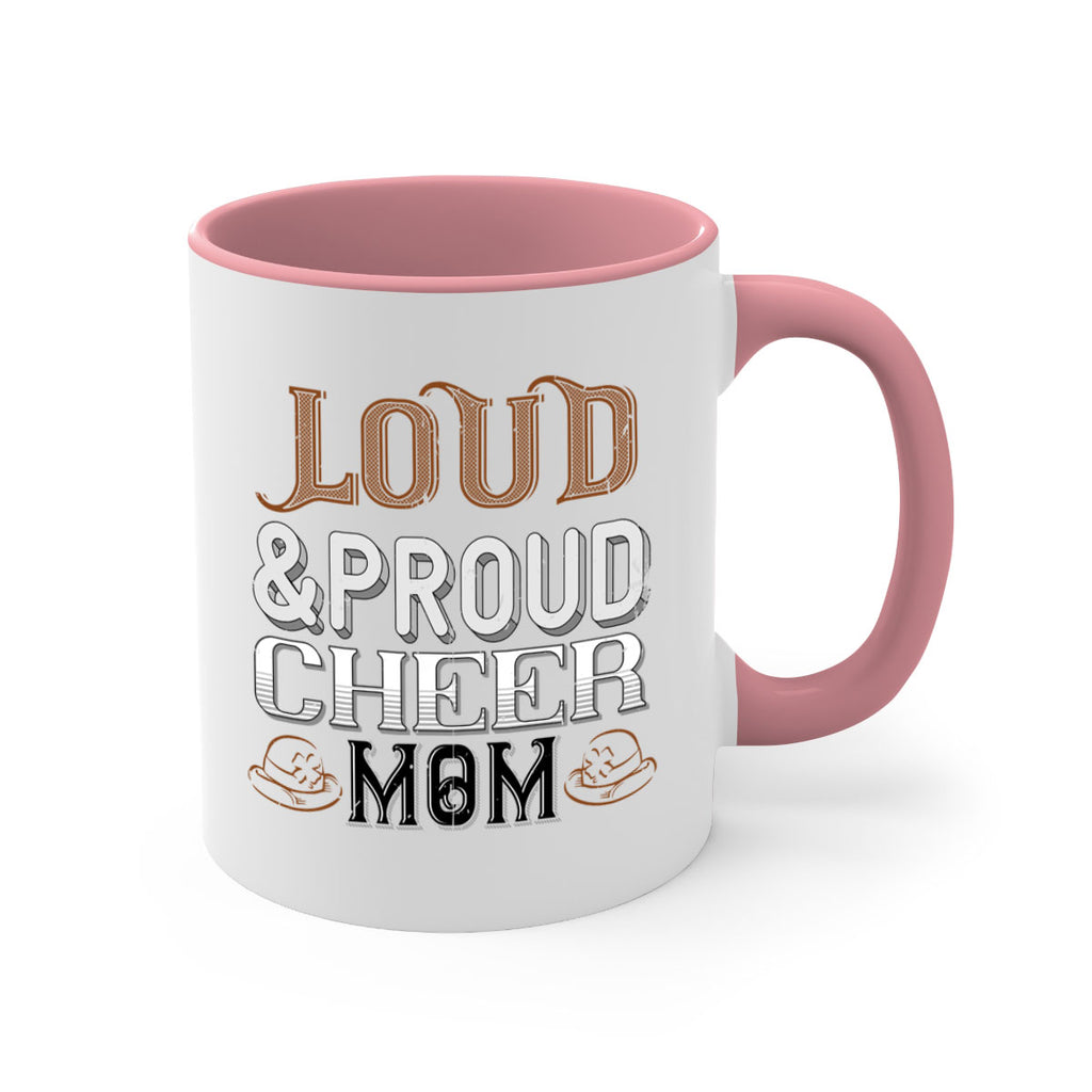 Loud proud cheer mom 763#- football-Mug / Coffee Cup