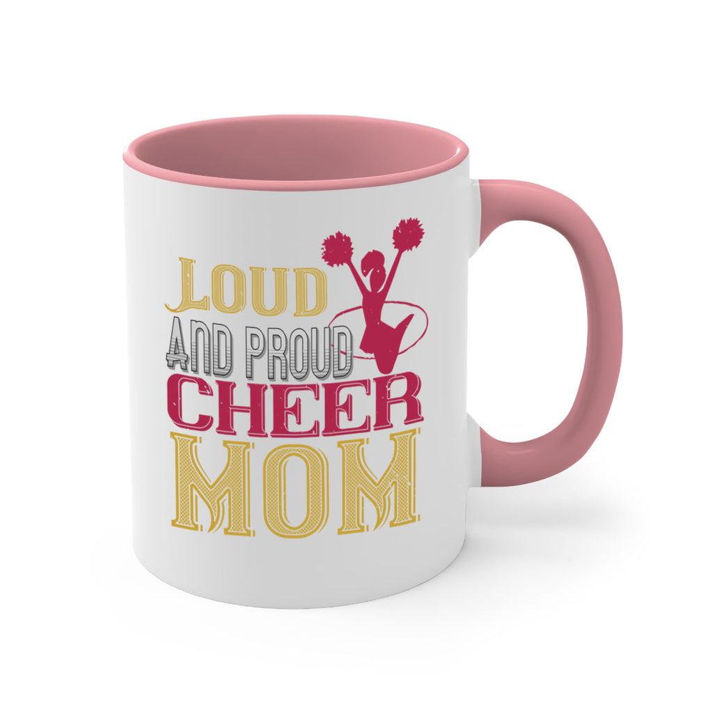Loud proud cheer mom 764#- football-Mug / Coffee Cup