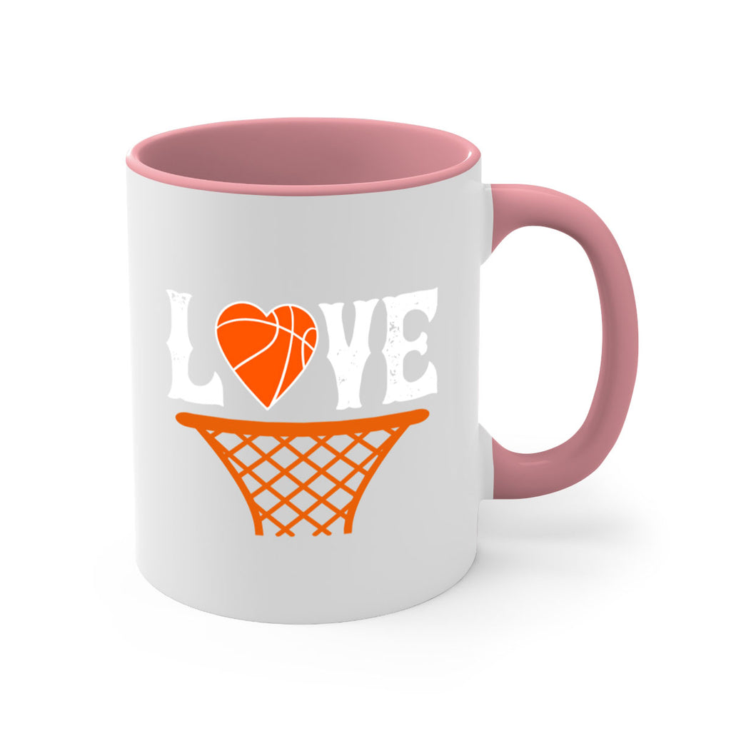 Love 704#- basketball-Mug / Coffee Cup