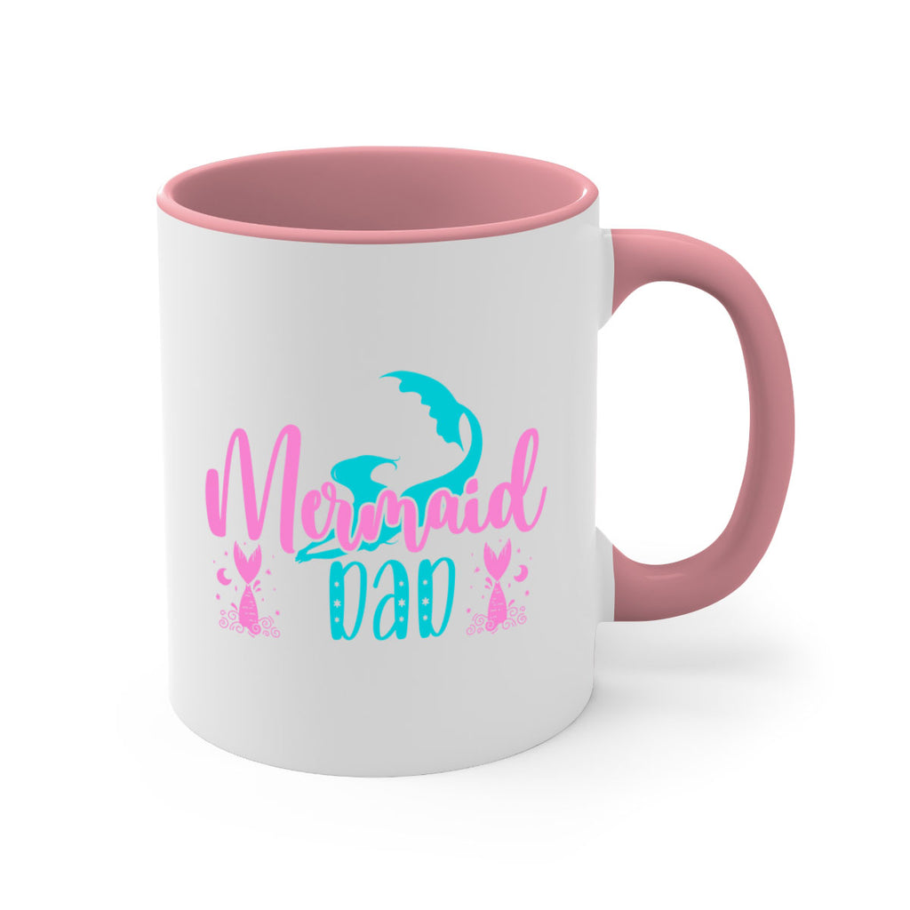 Mermaid Dad 356#- mermaid-Mug / Coffee Cup