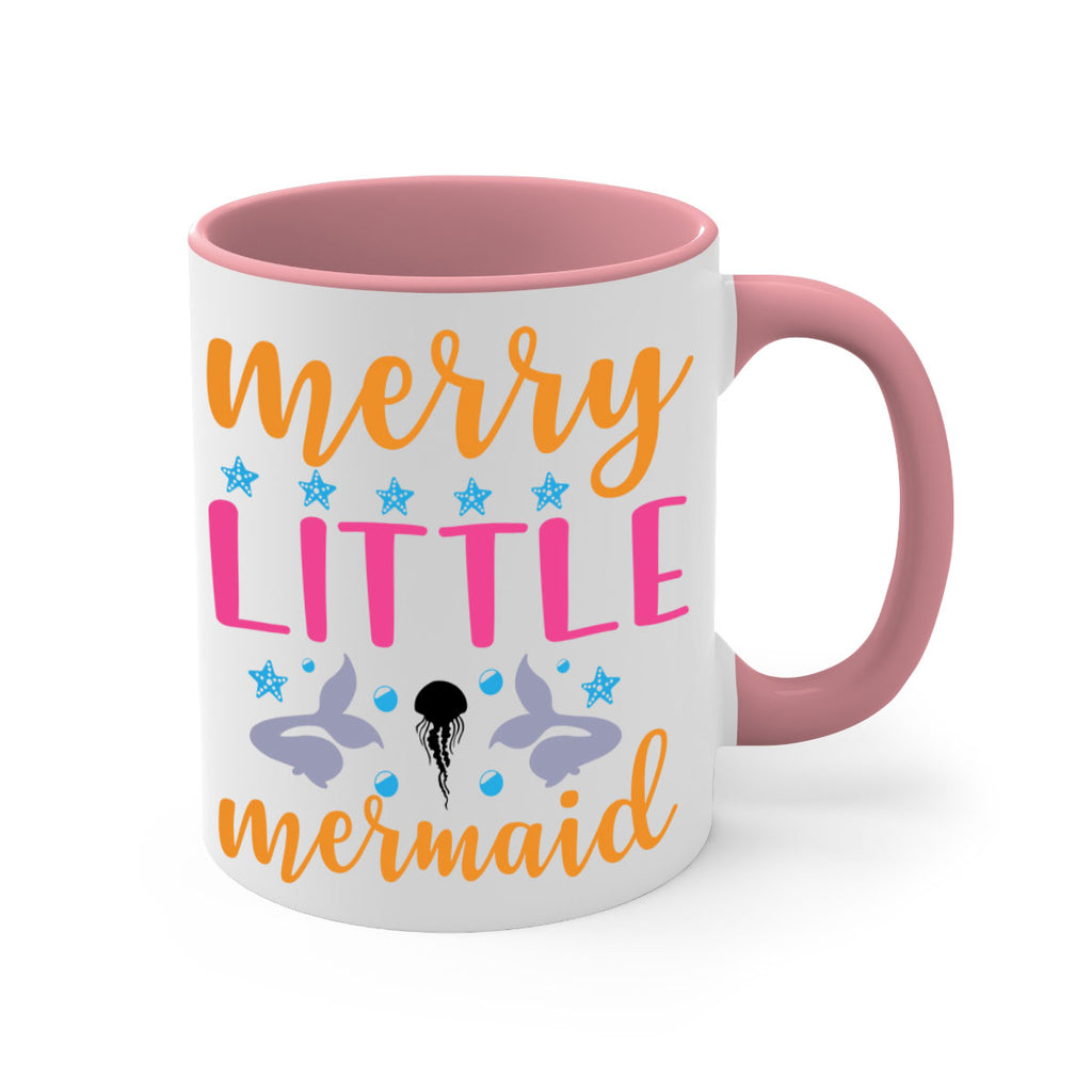 Merry Little Mermaid Design 503#- mermaid-Mug / Coffee Cup