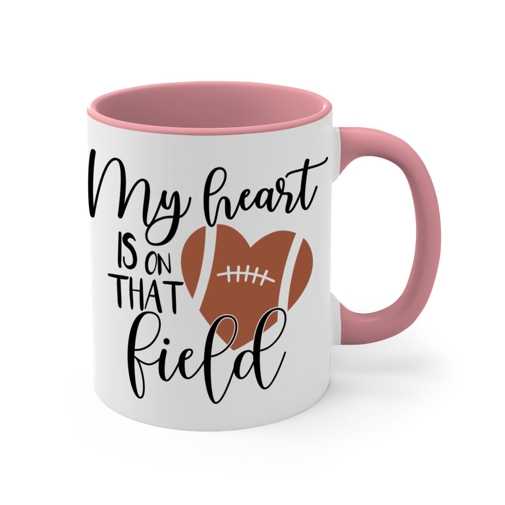 My heart is on that field 639#- football-Mug / Coffee Cup