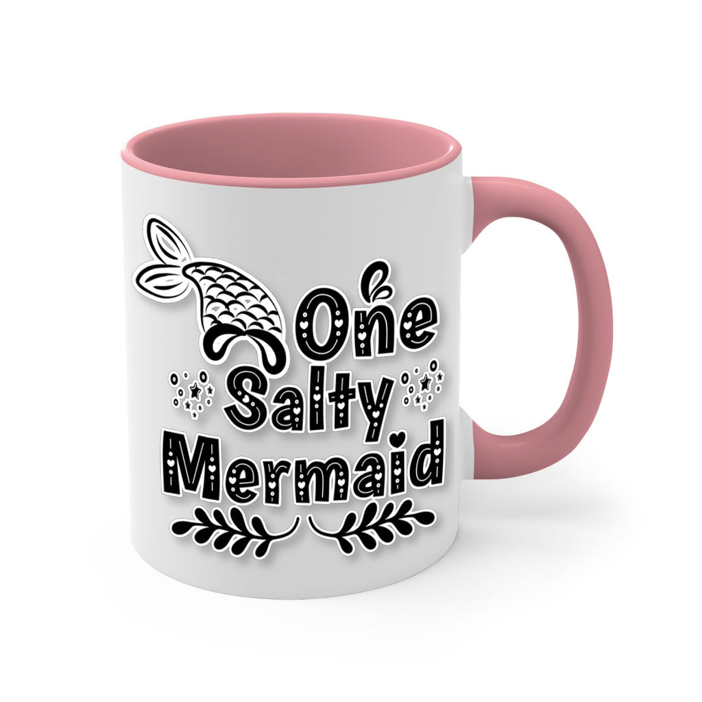 One Salty Mermaid 528#- mermaid-Mug / Coffee Cup