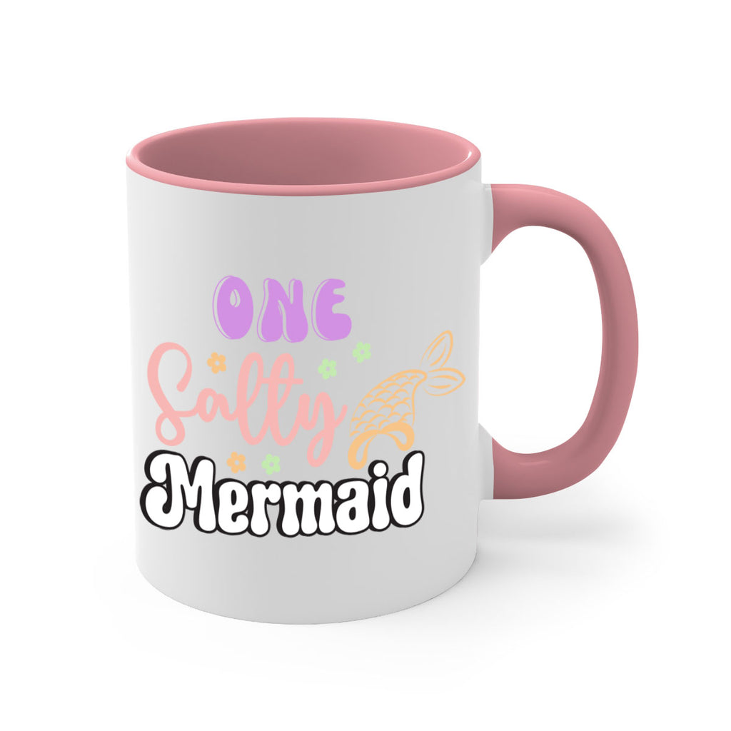One Salty Mermaid 529#- mermaid-Mug / Coffee Cup