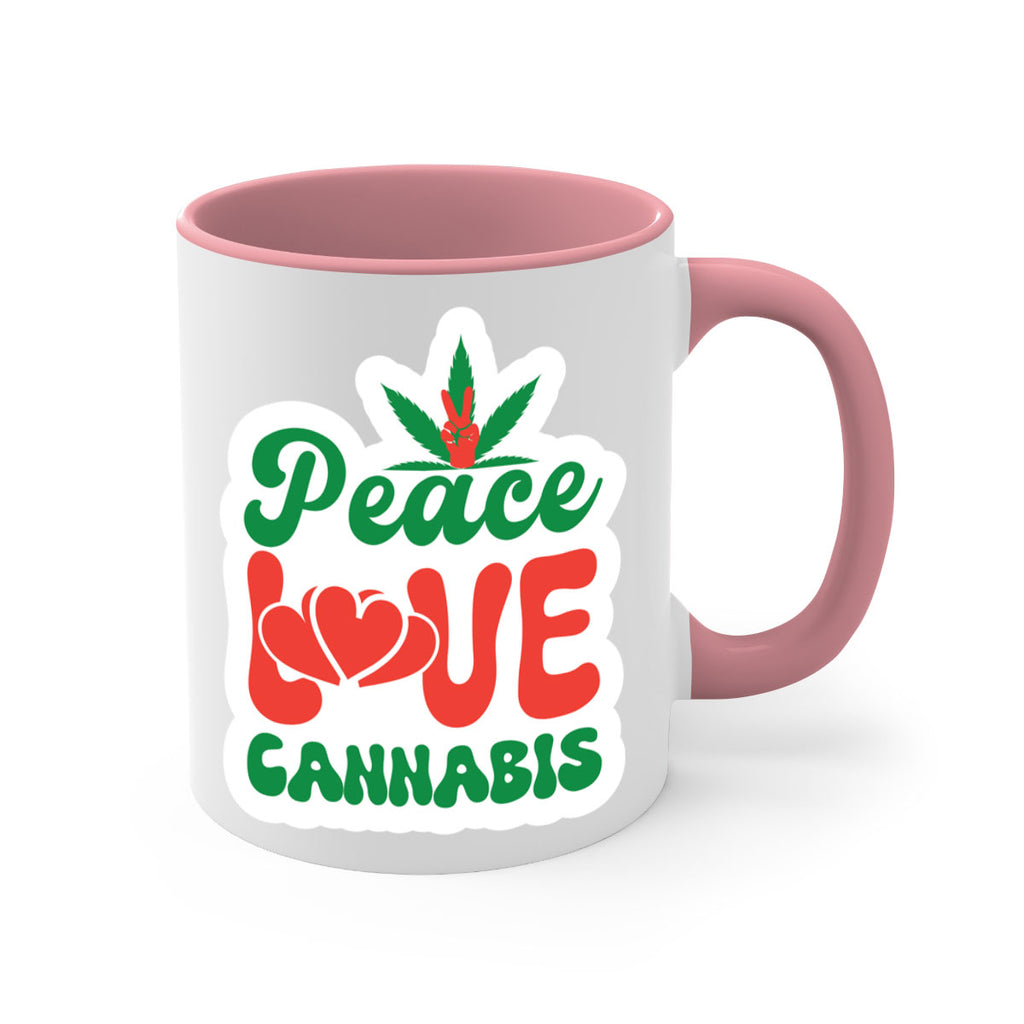Peace Love Cannabis 218#- marijuana-Mug / Coffee Cup