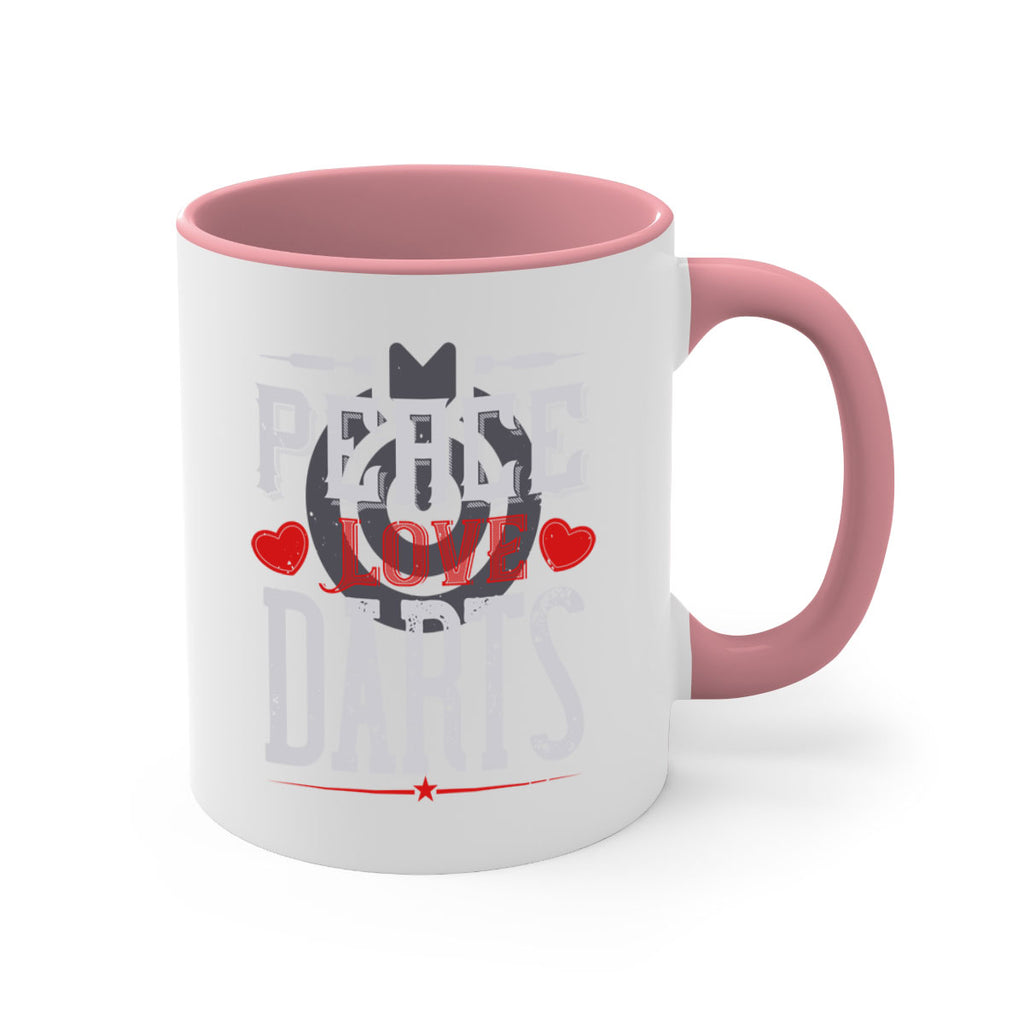 Peace Love Darts 1875#- darts-Mug / Coffee Cup