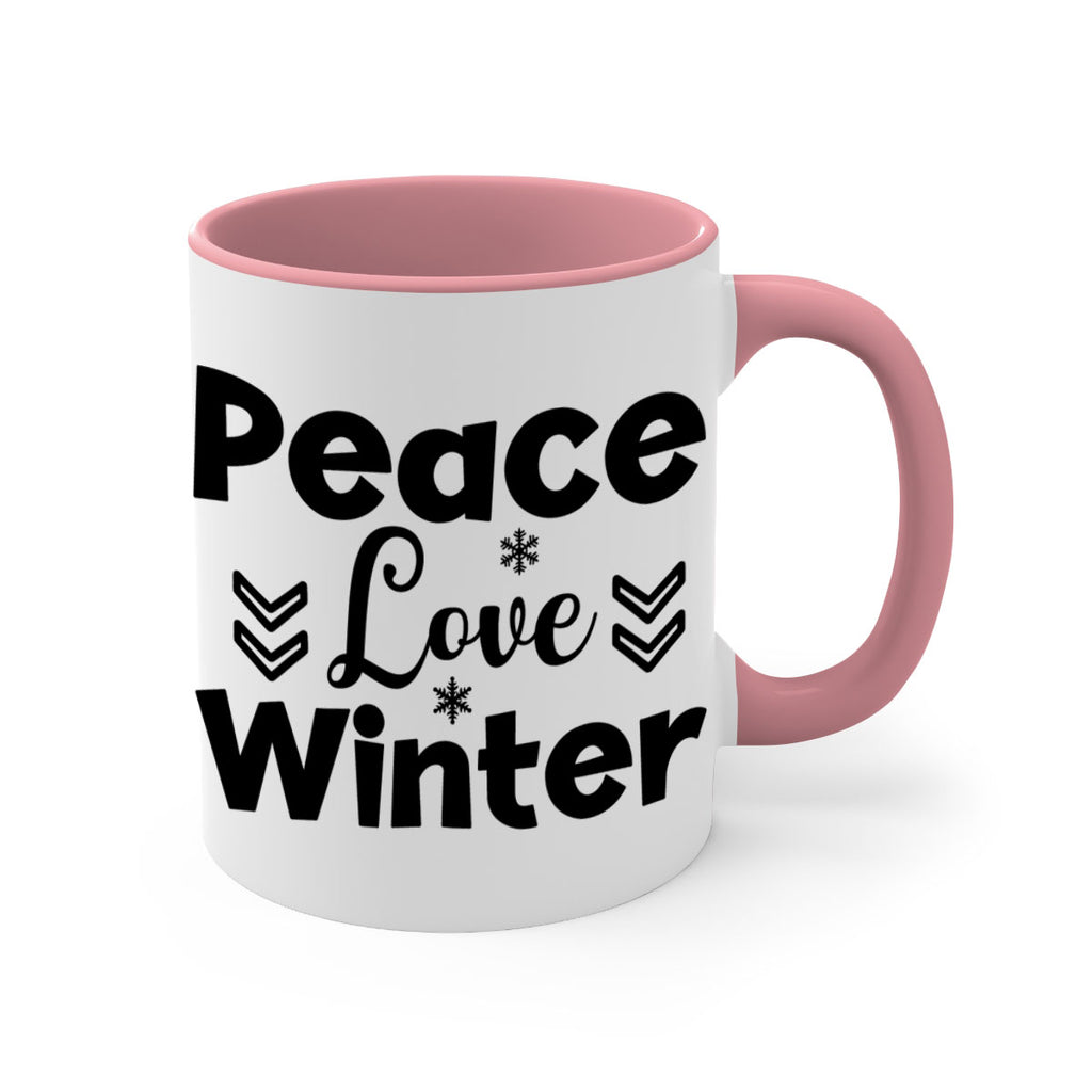 Peace Love Winter333#- winter-Mug / Coffee Cup