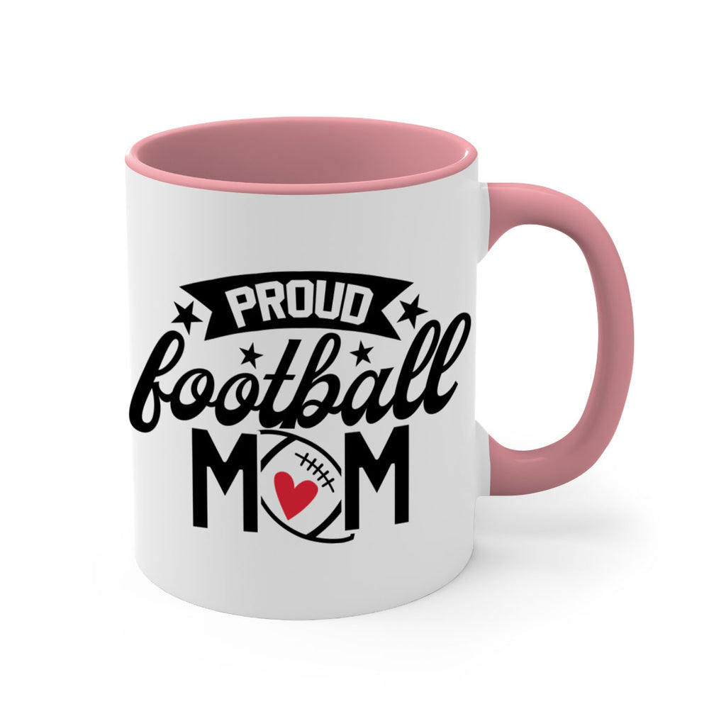 Proud football mom 563#- football-Mug / Coffee Cup