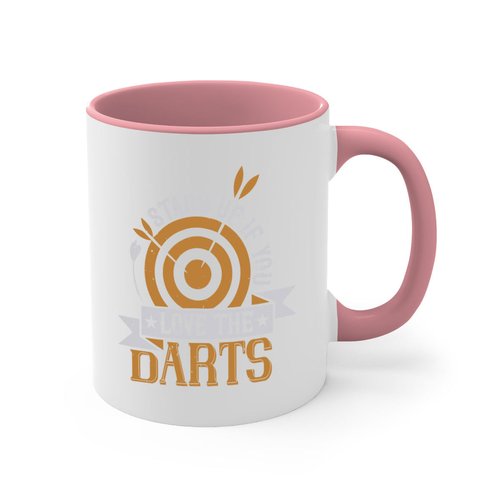 Stand up if you love the darts 1825#- darts-Mug / Coffee Cup