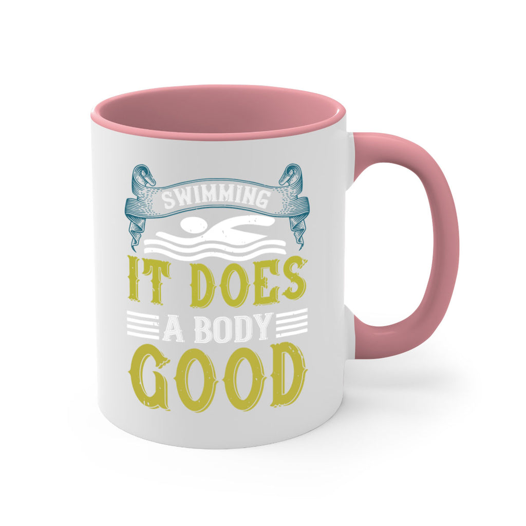 Swimming it does a body good 372#- swimming-Mug / Coffee Cup