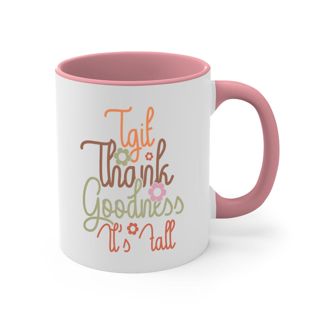 Tgif Thank Goodness Its Fall 596#- fall-Mug / Coffee Cup