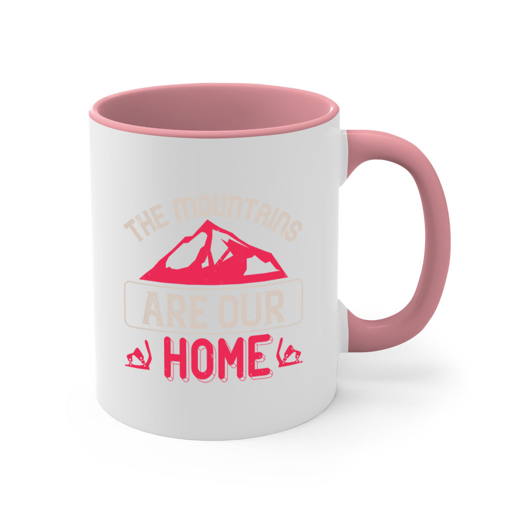 The mountains are our home 194#- ski-Mug / Coffee Cup