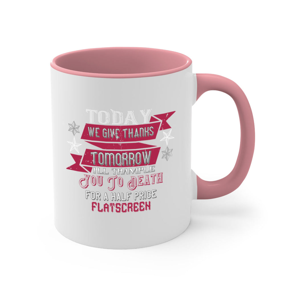 Today we give thanks 129#- football-Mug / Coffee Cup