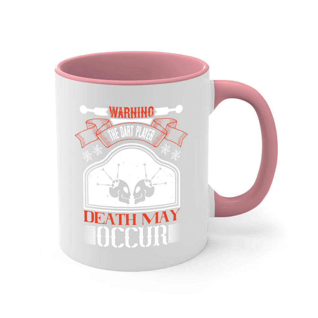 Warning the dart player death may occur 1764#- darts-Mug / Coffee Cup