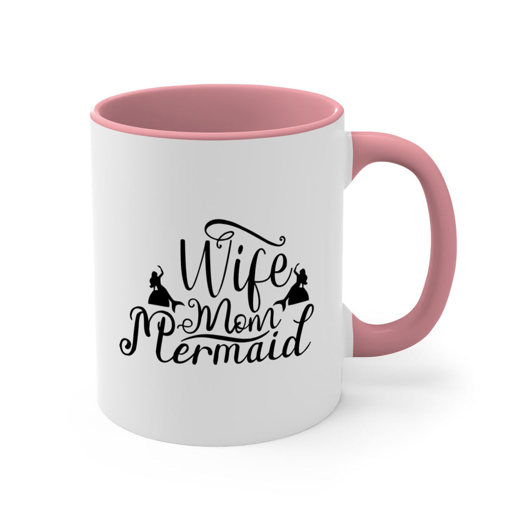 Wife Mom Mermaid 671#- mermaid-Mug / Coffee Cup