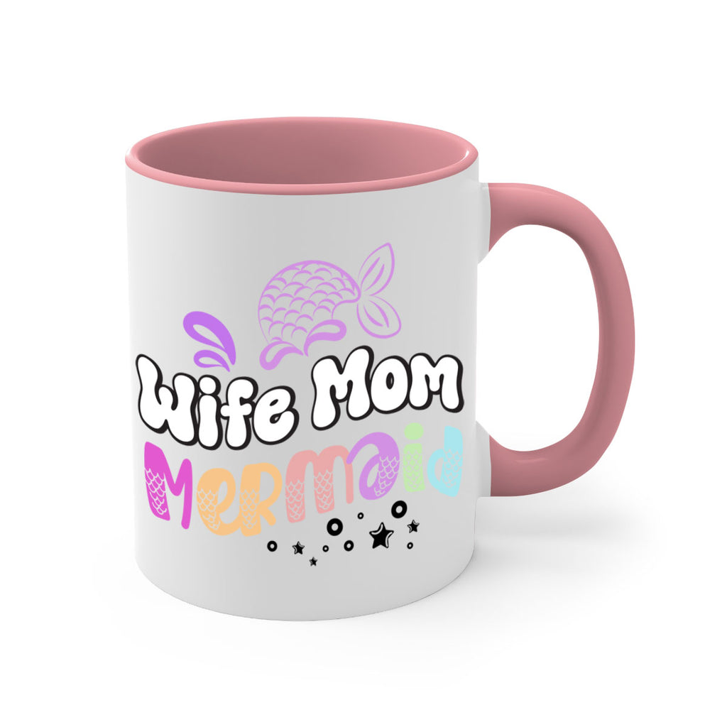 Wife Mom Mermaid 676#- mermaid-Mug / Coffee Cup