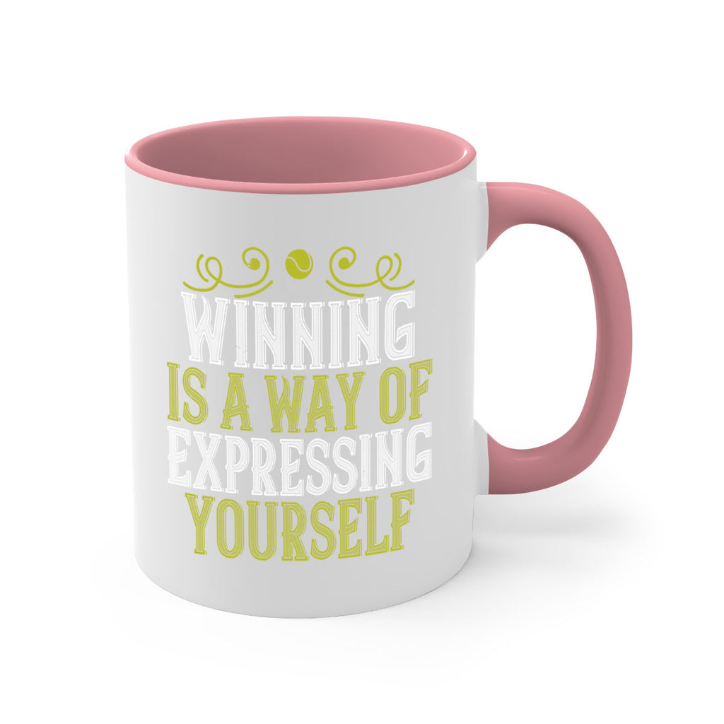 Winning is a way of expressing yourself 35#- tennis-Mug / Coffee Cup