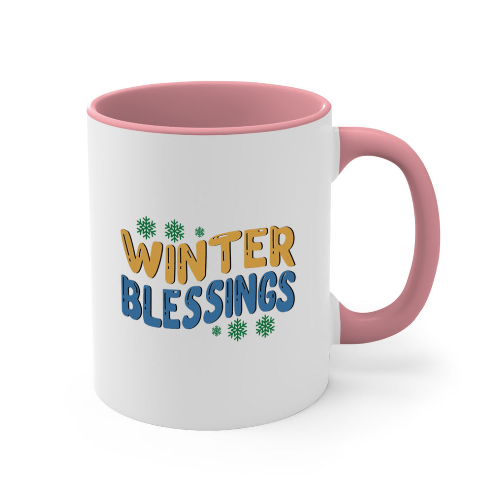 Winter Blessings 547#- winter-Mug / Coffee Cup