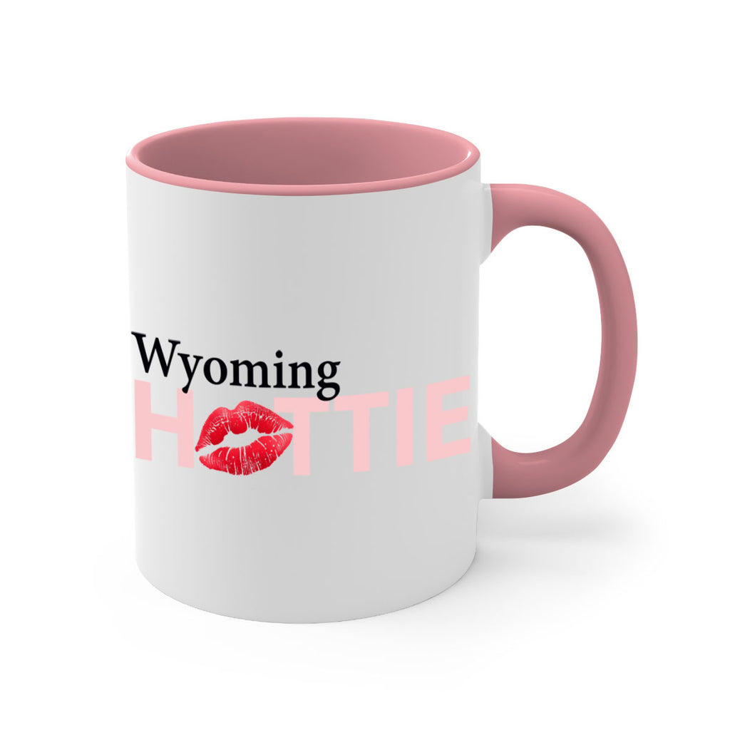 Wyoming Hottie With Red Lips 50#- Hottie Collection-Mug / Coffee Cup
