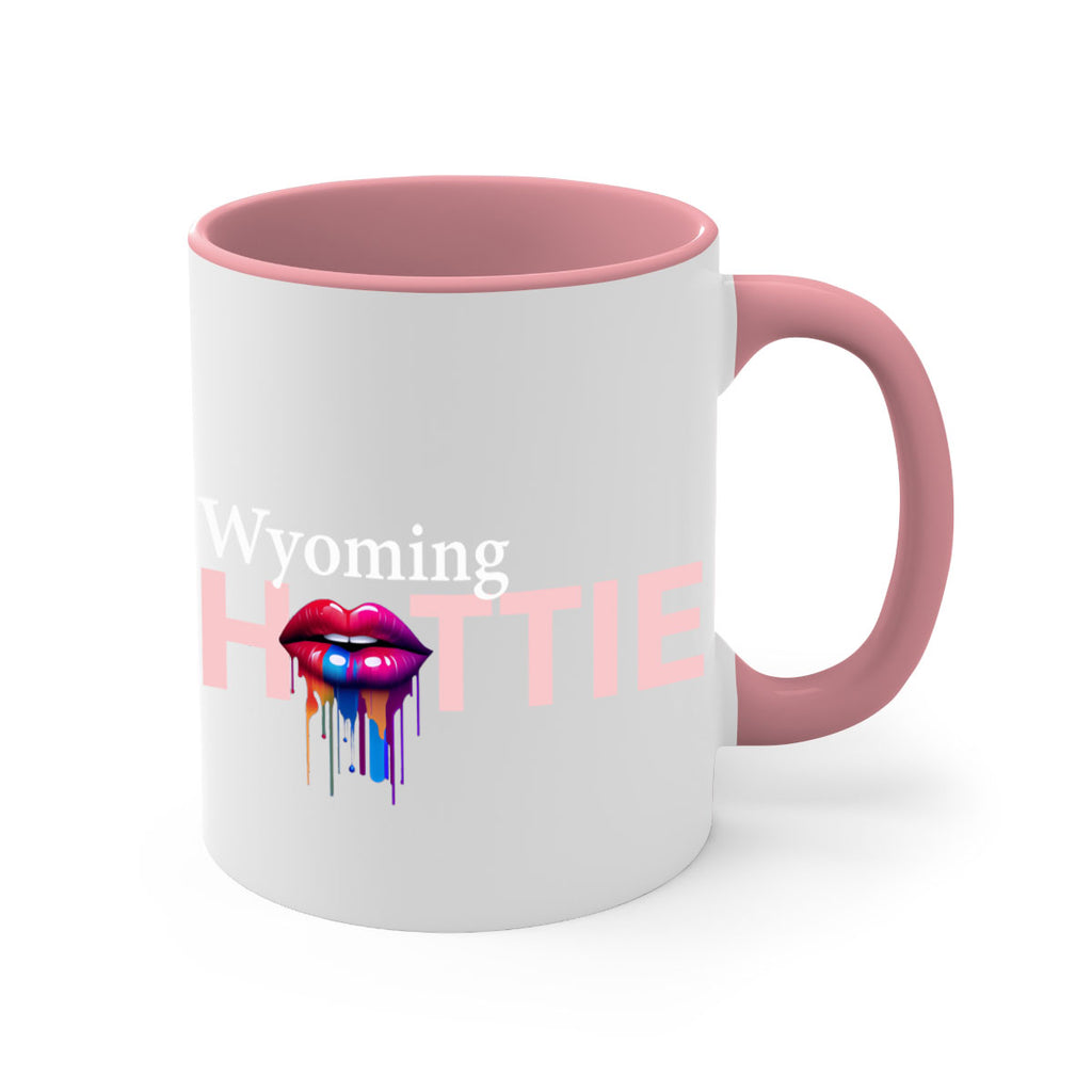 Wyoming Hottie with dripping lips 124#- Hottie Collection-Mug / Coffee Cup