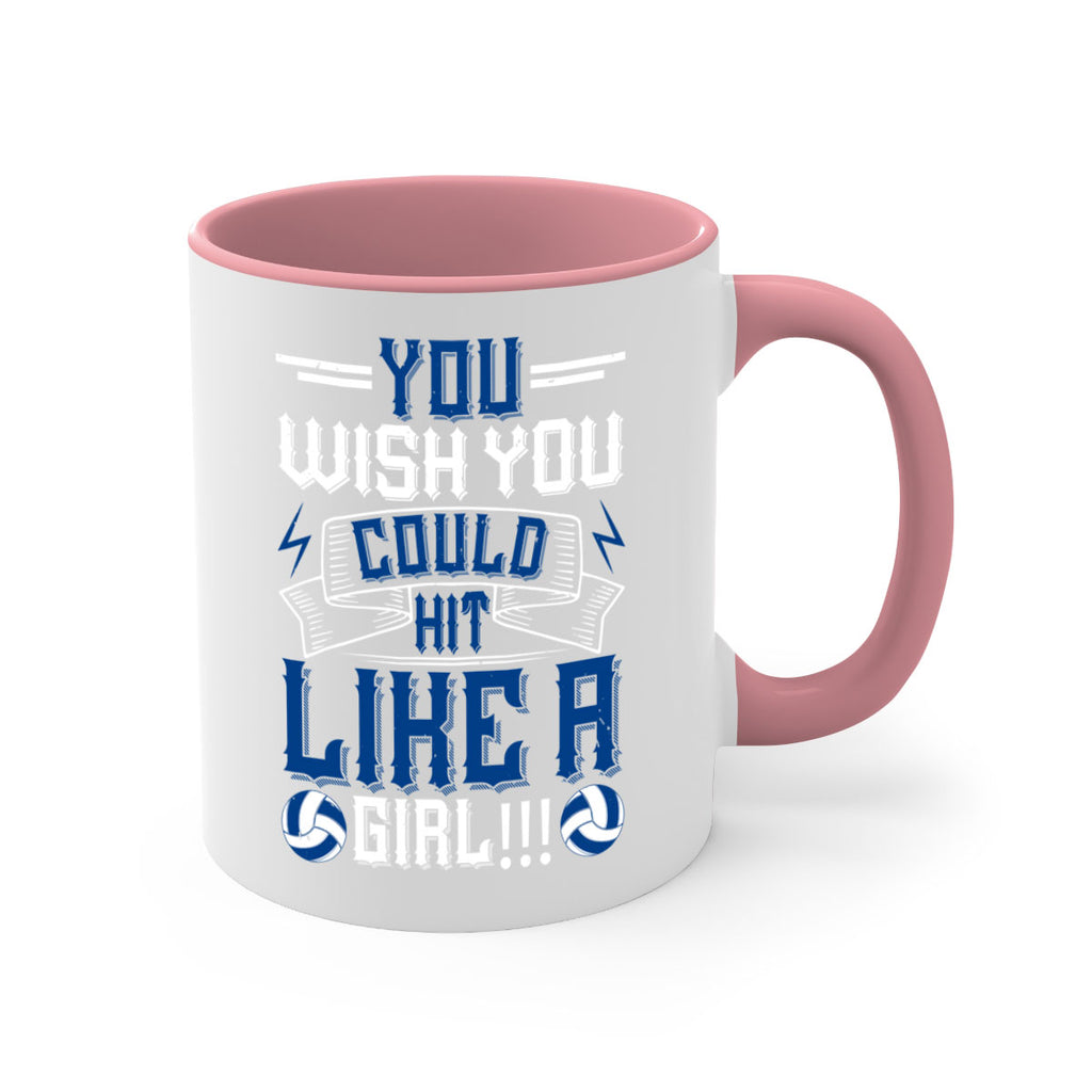 You wish you could hit like a girl Style 6#- volleyball-Mug / Coffee Cup
