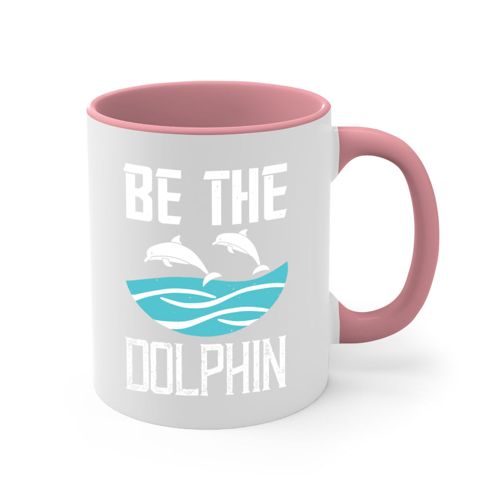 be the dolphin 1429#- swimming-Mug / Coffee Cup