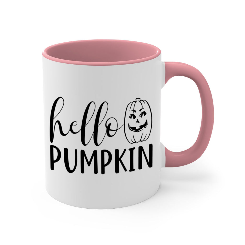 hello pumpkin 287#- fall-Mug / Coffee Cup