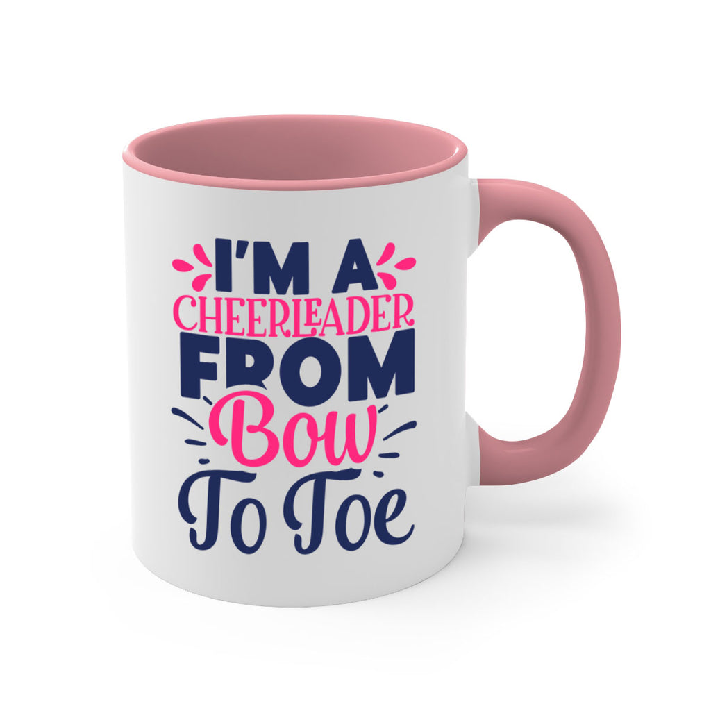 im a cheerleader bow to toe 1743#- cheer-Mug / Coffee Cup