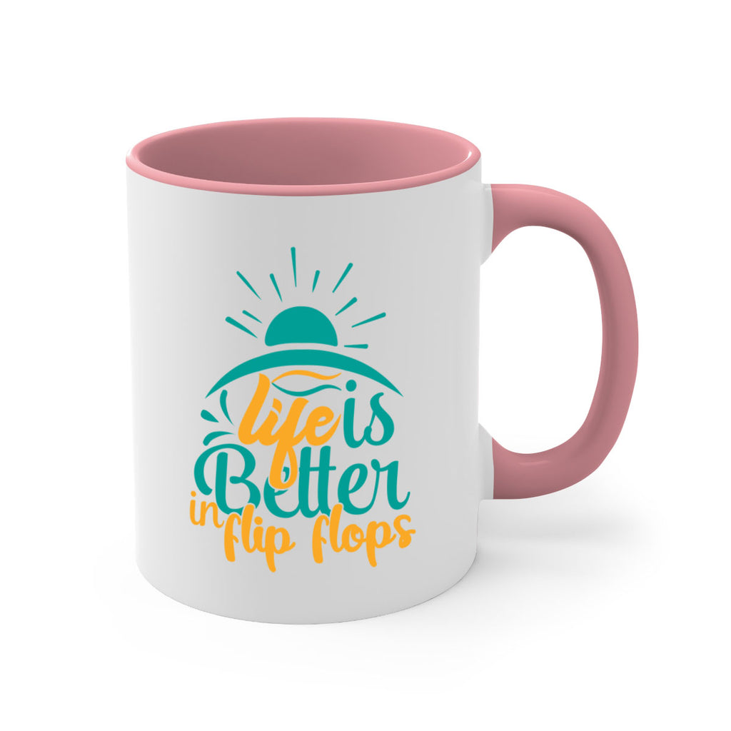 life is better in flip flops Style 89#- Summer-Mug / Coffee Cup