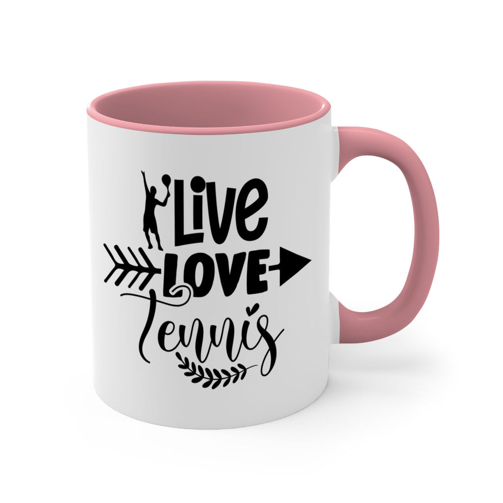 live love Tennis 818#- tennis-Mug / Coffee Cup