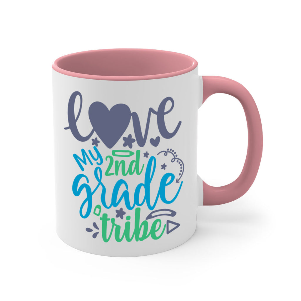 love my 2nd grade tribe 9#- second grade-Mug / Coffee Cup