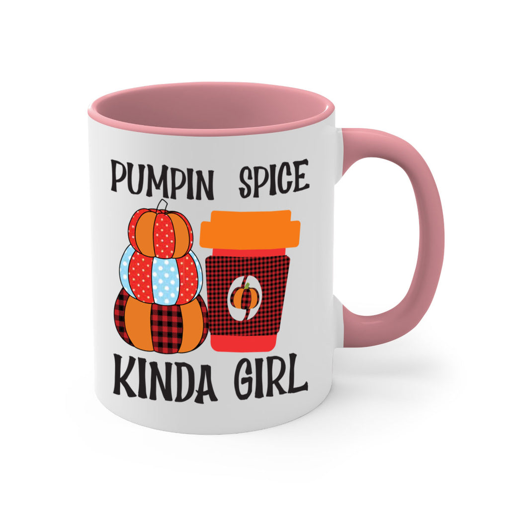 pumpkin spice kinda girl 551#- fall-Mug / Coffee Cup