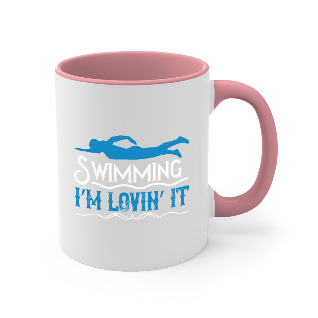 swimming I’m lovin’ it 376#- swimming-Mug / Coffee Cup