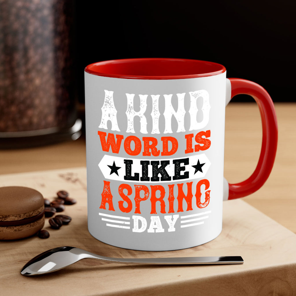 A kind word is like a spring day 2361#- basketball-Mug / Coffee Cup