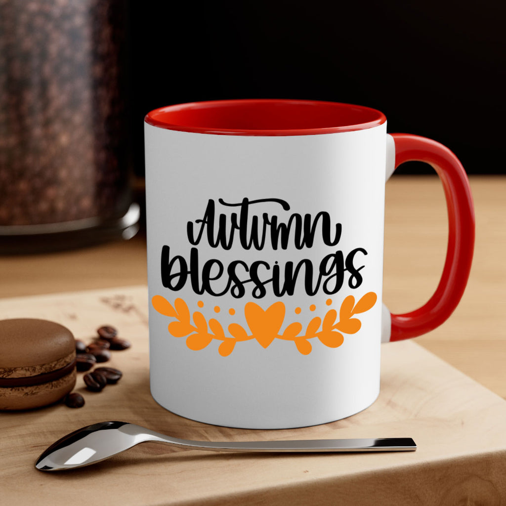 Autumn Blessings 472#- fall-Mug / Coffee Cup