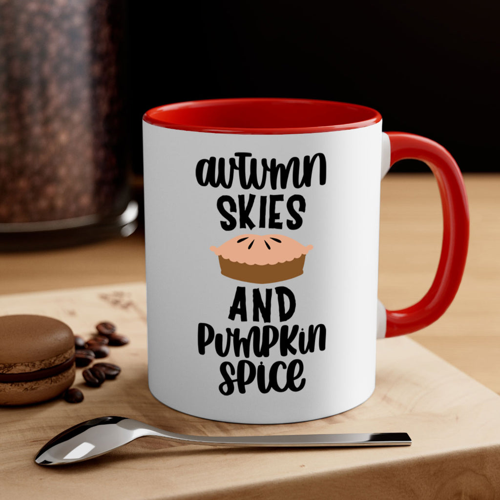 Autumn Skies And Pumpkin Spice 477#- fall-Mug / Coffee Cup