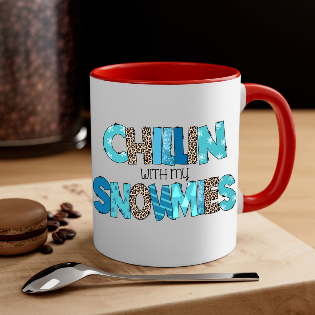 Chillin with my snowmies 43#- winter-Mug / Coffee Cup