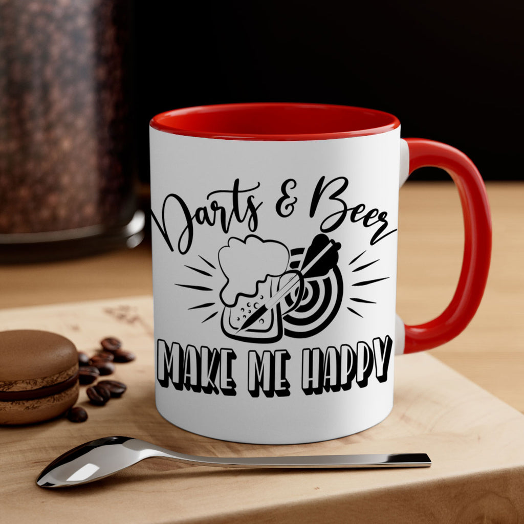 Darts Beer Make me happy 1343#- darts-Mug / Coffee Cup