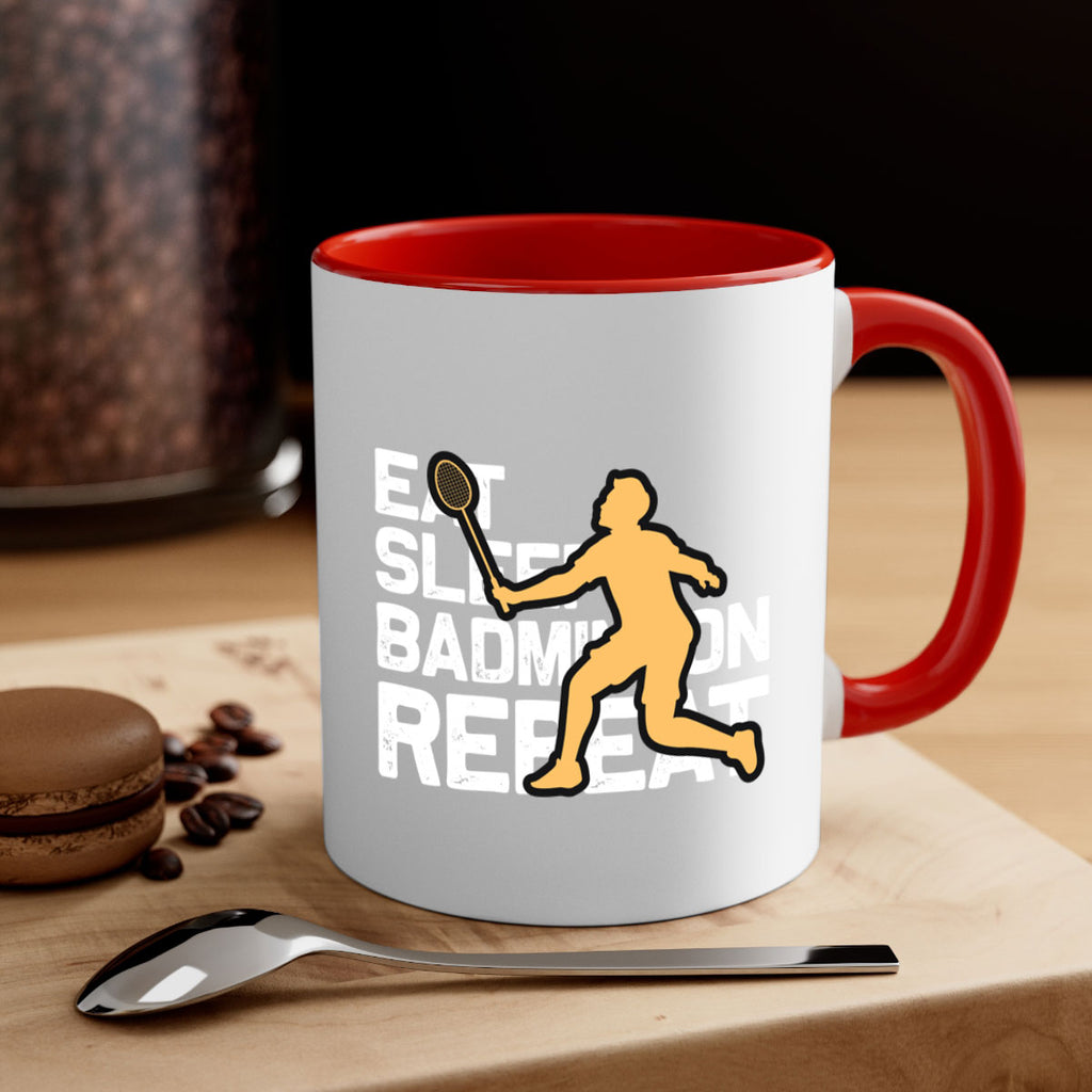 Eat 1286#- badminton-Mug / Coffee Cup