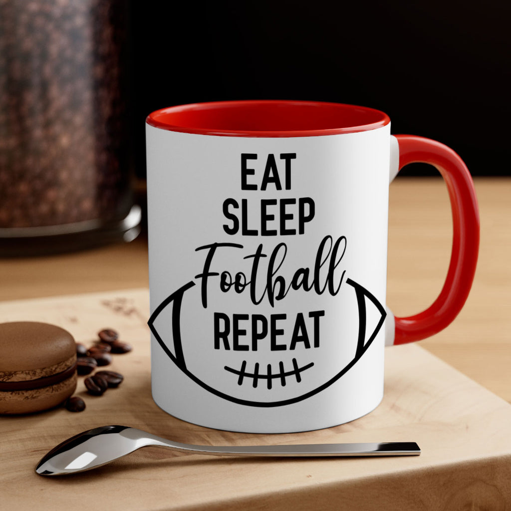 Eat Sleep Football Repeat 1313#- football-Mug / Coffee Cup