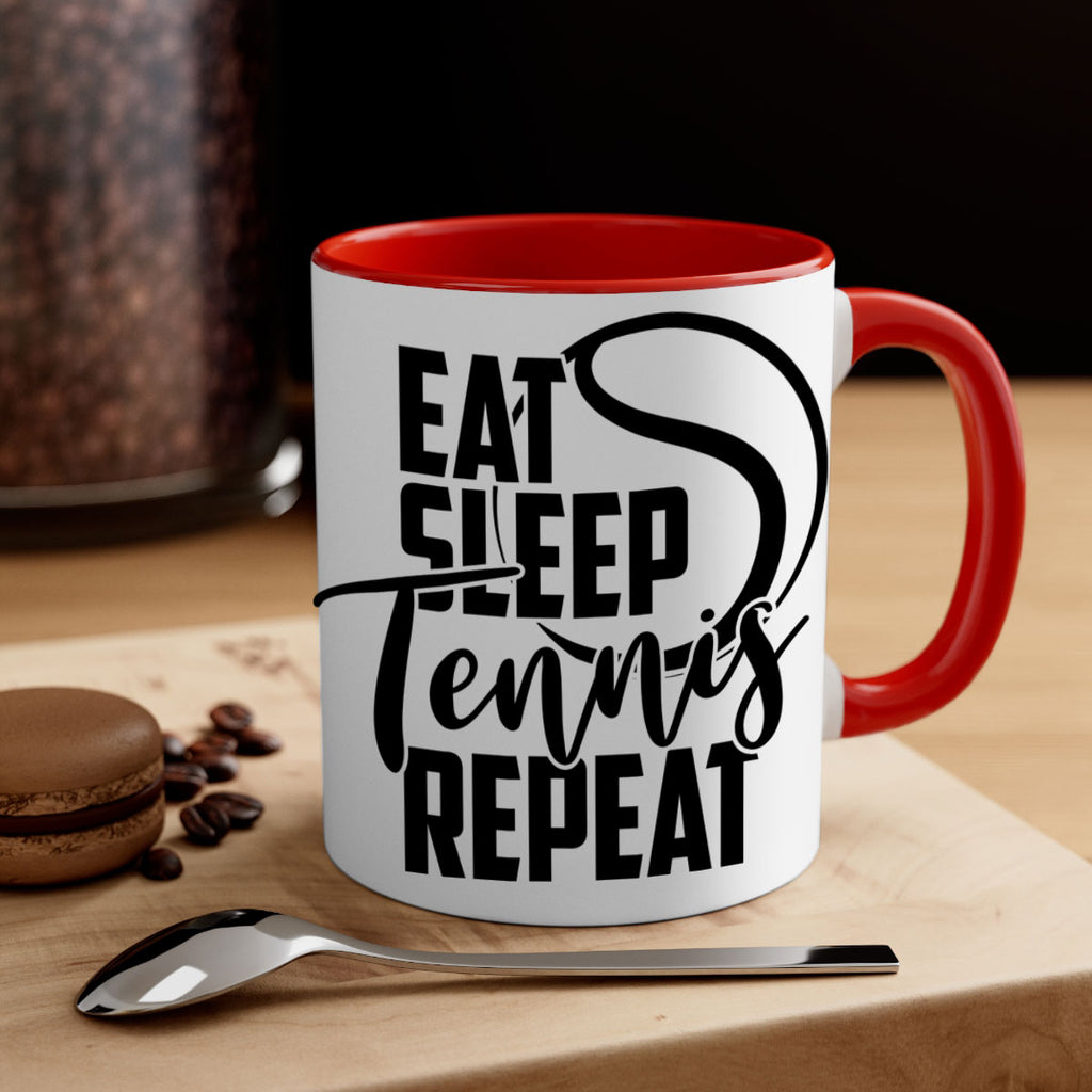 Eat Sleep Tennis Repeat 1292#- tennis-Mug / Coffee Cup