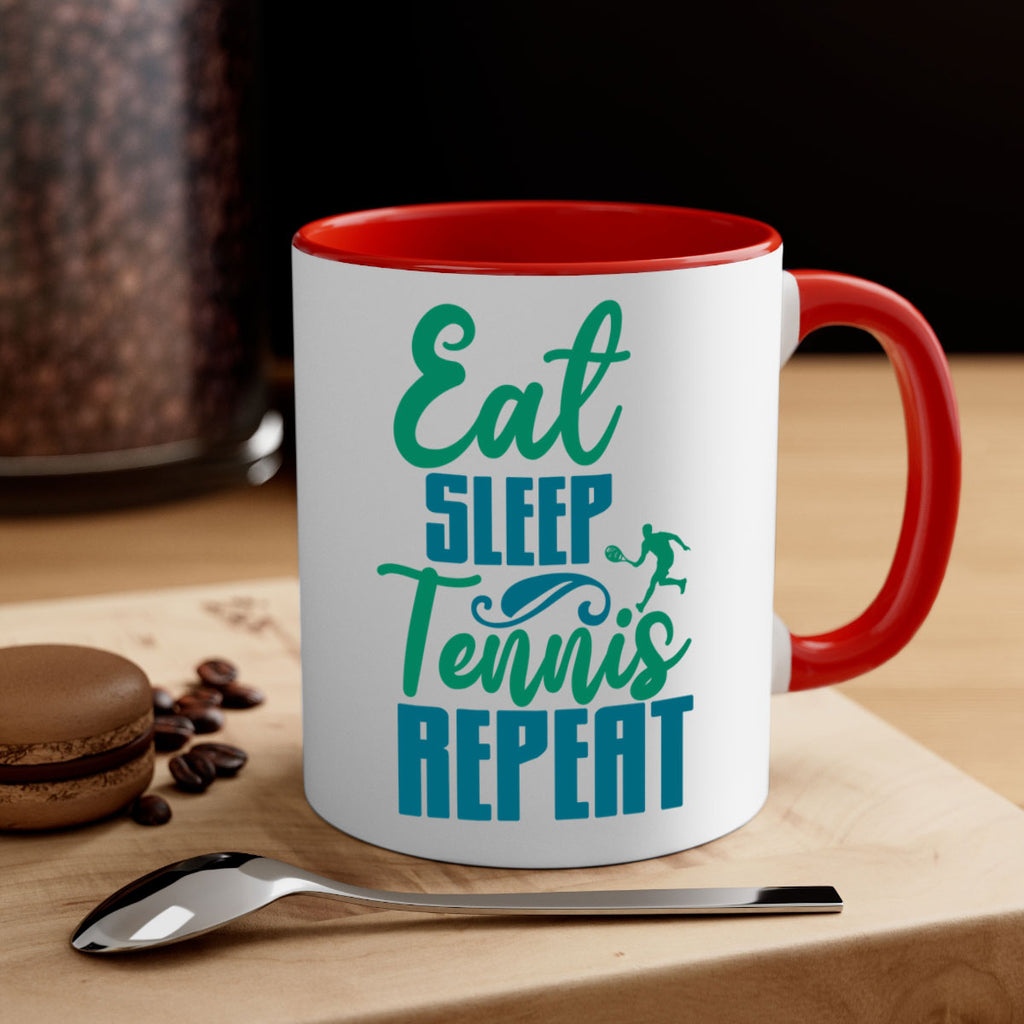 Eat Sleep Tennis Repeat 1306#- tennis-Mug / Coffee Cup