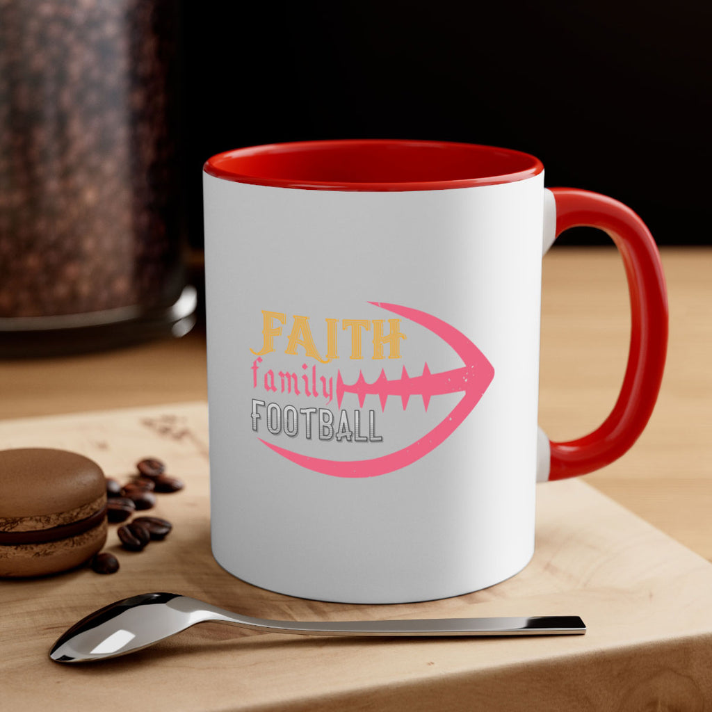 Faith family football 1257#- football-Mug / Coffee Cup