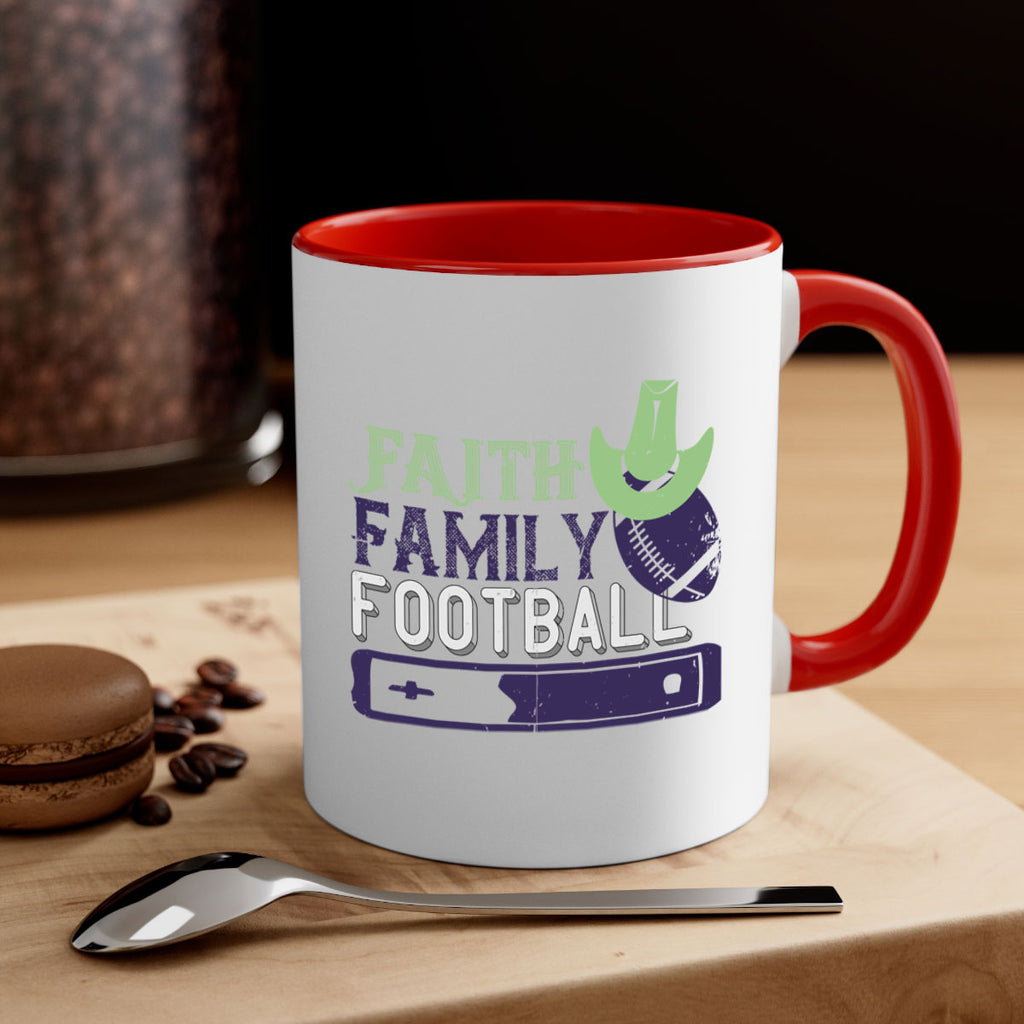 Faith family football 1258#- football-Mug / Coffee Cup